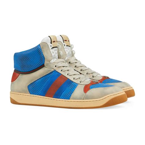 gucci screeners|gucci screener sneakers high top.